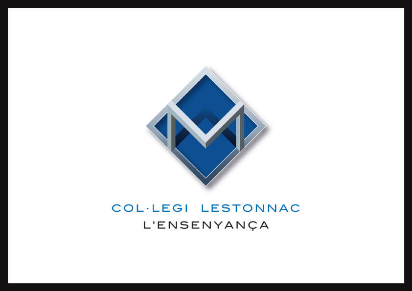 Colegio Lestonnac de Lleida. Imagotipo fondo blanco