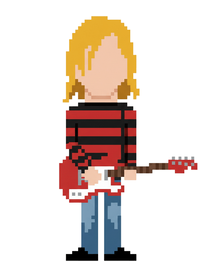 la-mamba-negra-kurt-cobain-pixel-art El CurtCobaincito de La Mamba Negra. Suscripción a la newsletter de La Mamba Negra sobre diseño, branding y estrategia digital